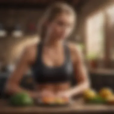 Mindful Nutrition and Lifestyle Choices Calm environment promoting mindful nutrition and lifestyle choices