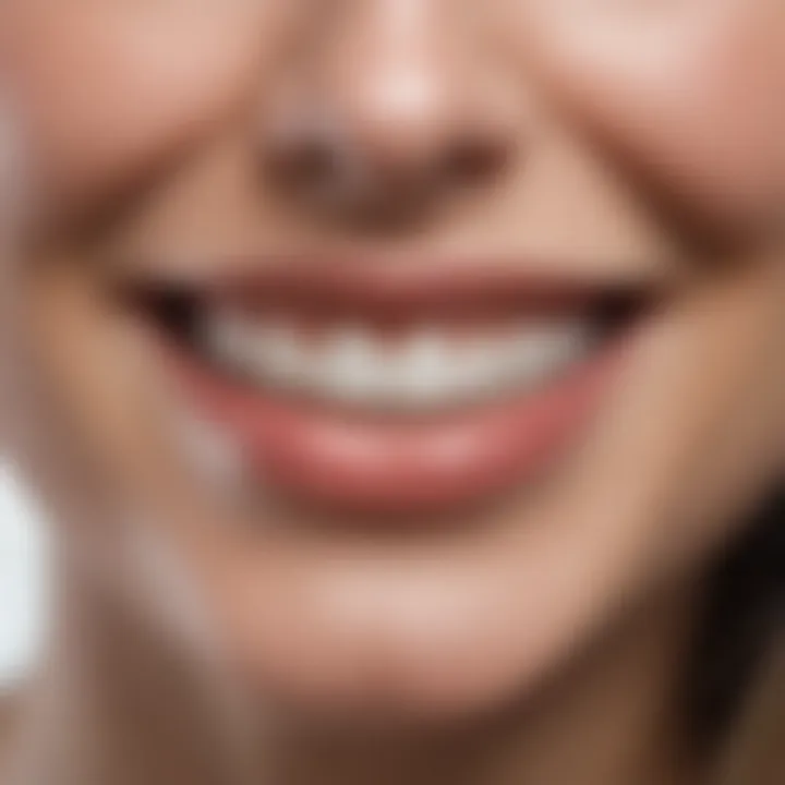 A close-up of a bright, whitened dental smile