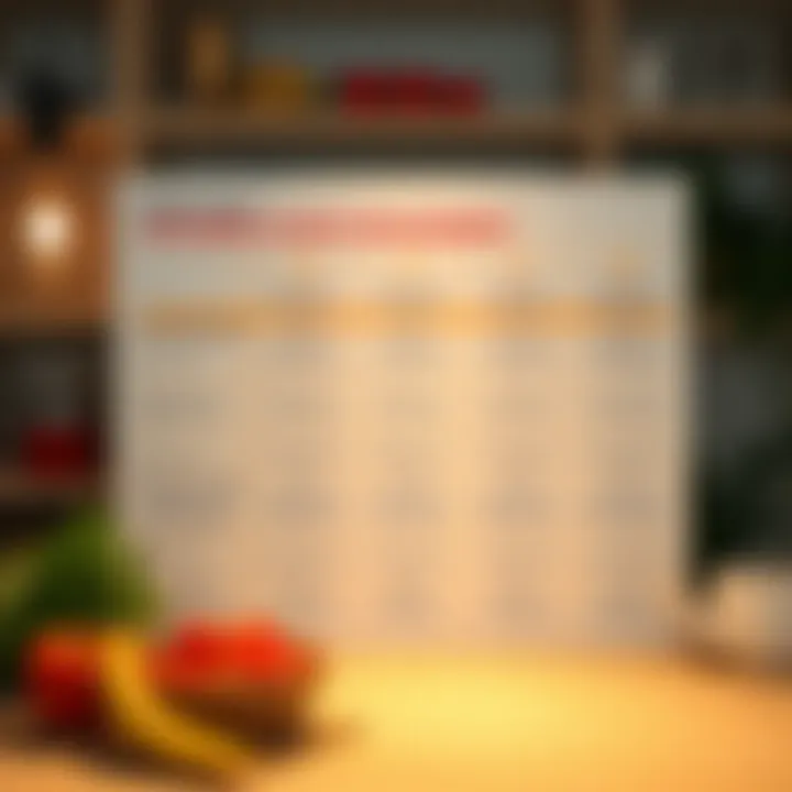 A chart illustrating lifestyle changes to manage high blood sugar