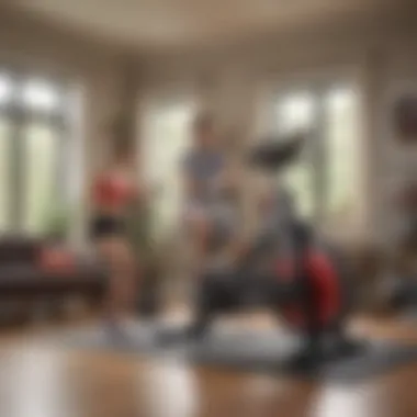 Functionality in Action: Schwinn Force Home Gym User engaging with the Schwinn Force Home Gym to illustrate its functionality