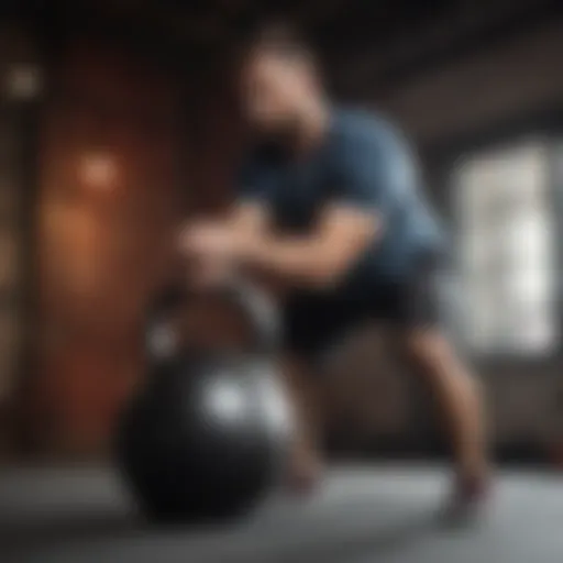 Dynamic kettlebell swing technique