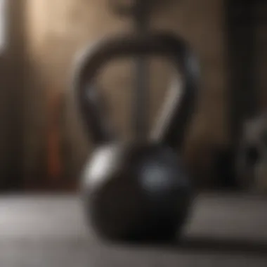 Kettlebell overhead press form