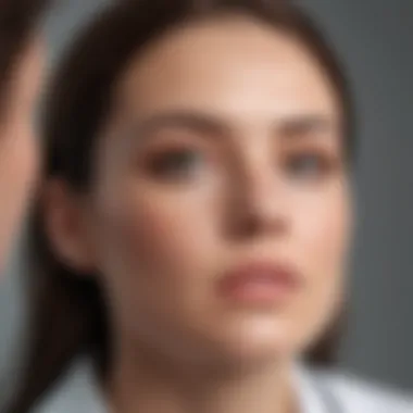 A dermatologist consulting with a patient