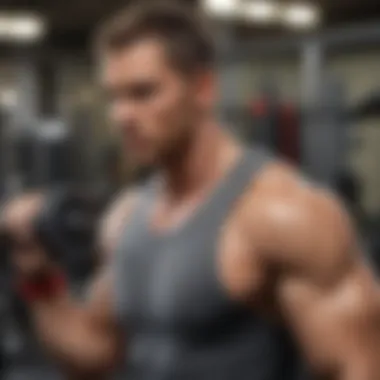 Effective Strength Training Regimen An individual engaging in strength training at a gym.