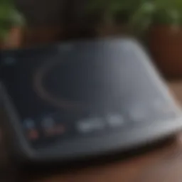 A digital interface showcasing a weight loss tracker.