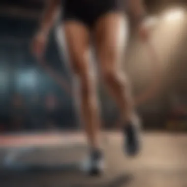 Cardiovascular Fitness Enhancement Illustration of cardiovascular benefits from jumping rope