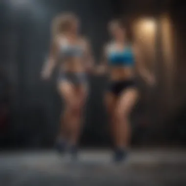 High Energy Jump Rope Session Jump rope workout demonstrating high energy output