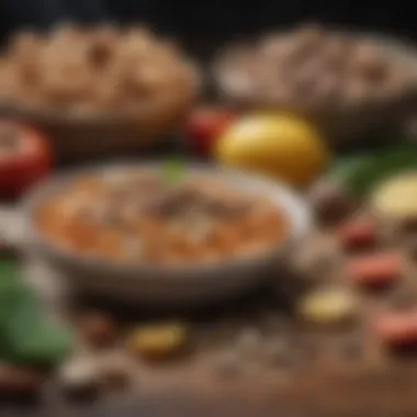 Visual representation of foods rich in magnesium