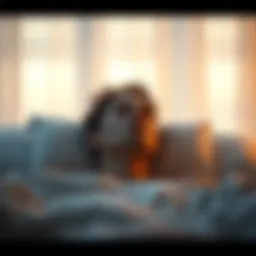 A serene sleeping environment promoting healthy breathing