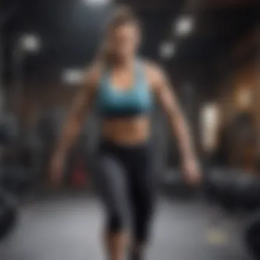 Dynamic Workout Session Dynamic workout session showcasing diverse exercises