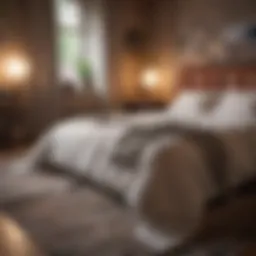 Cozy bedroom setting with optimal sleeping conditions
