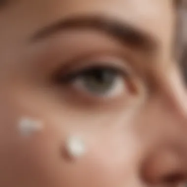 Application of Hydrocortisone Cream A visual representation of hydrocortisone cream being applied