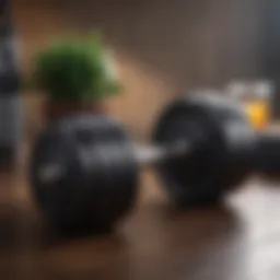 A versatile set of dumbbells perfect for various workouts