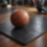 Durable gym floor mat suitable for various workouts