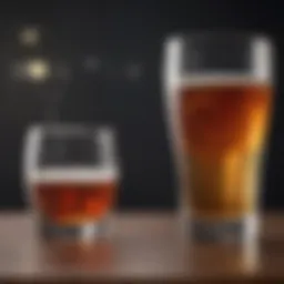Graph showing alcohol metabolism over time
