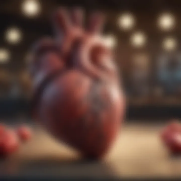 Visual representation of diagnostic procedures for heart blockages