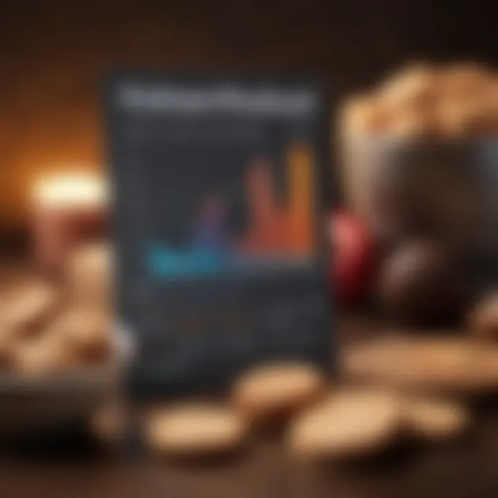 Graph showing the impact of carbohydrate intake on ketosis