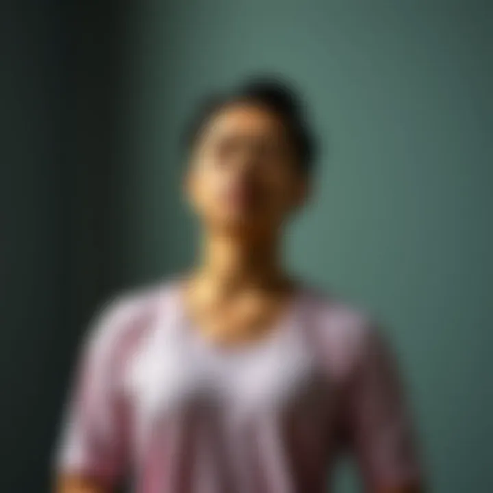 A person practicing mindfulness and meditation for mental well-being.