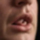 Close-up view of dark brown nasal mucus on a tissue