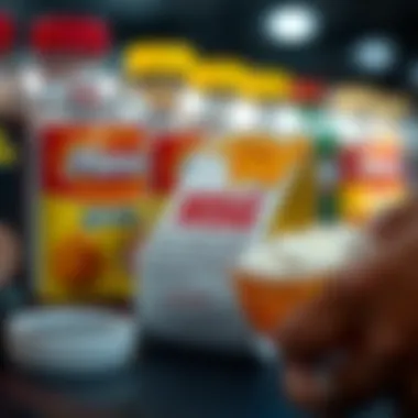 Labeling of MSG in Food Products Label indicating MSG in ingredients