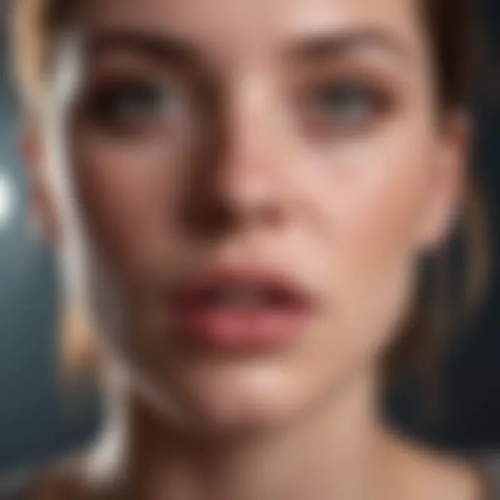 Visual guide to common triggers of cold sores.