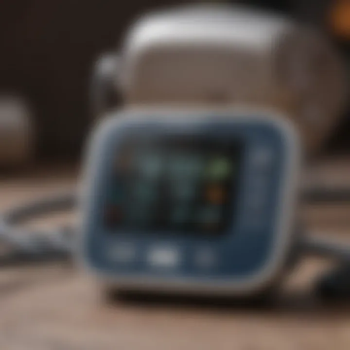 Graph showcasing the lifespan factors of blood pressure monitors