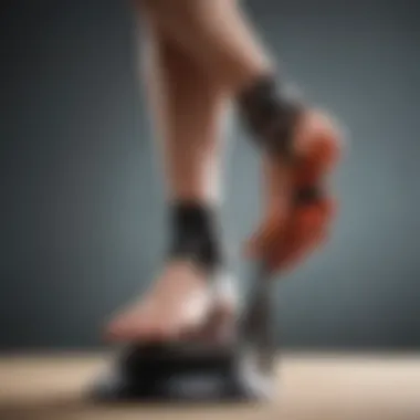 Foot Biomechanics and Stack Height Diagram showing foot biomechanics affected by stack height