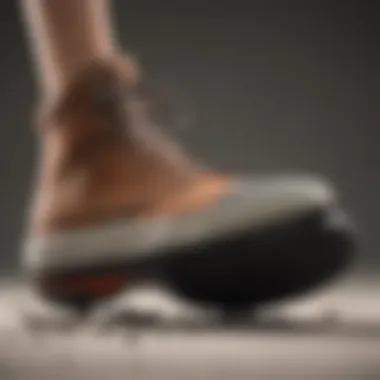Footwear Selection Based on Stack Height Chart illustrating best practices for selecting footwear based on stack height