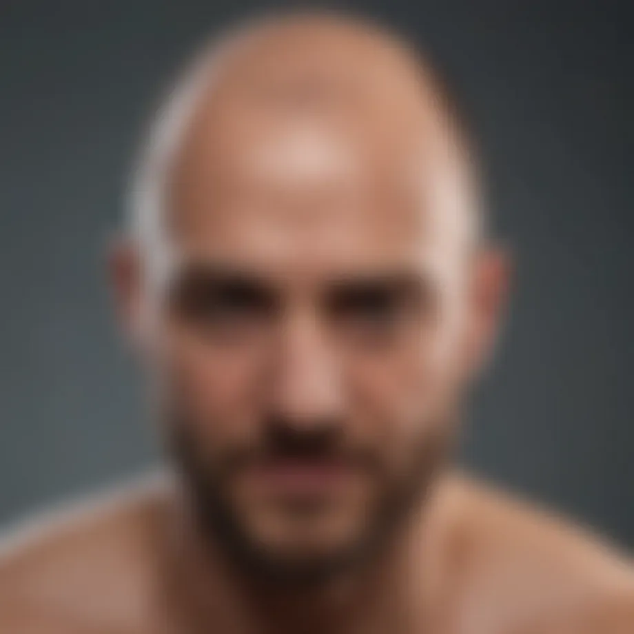 Illustration of various hair loss causes