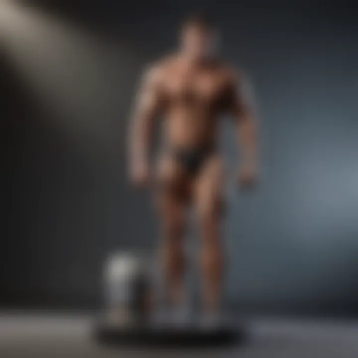 Graph depicting muscle recovery rates with casein protein intake