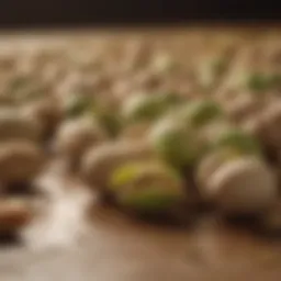 Nutritional benefits of pistachios displayed visually