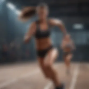 High-Intensity Interval Training Interval training session with high-intensity bursts