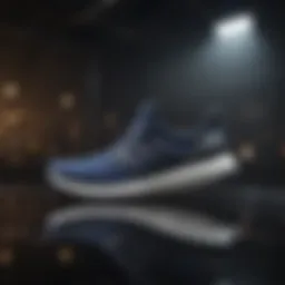 Adidas Ultra Boost showcased in a dynamic setting